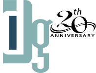 DDG 20th Anniversary logo